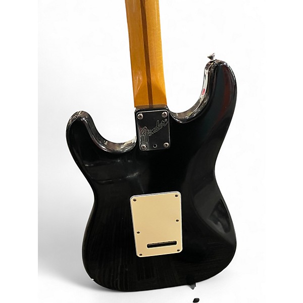 Vintage 1984 Fender American Standard Stratocaster Black Solid Body Electric Guitar