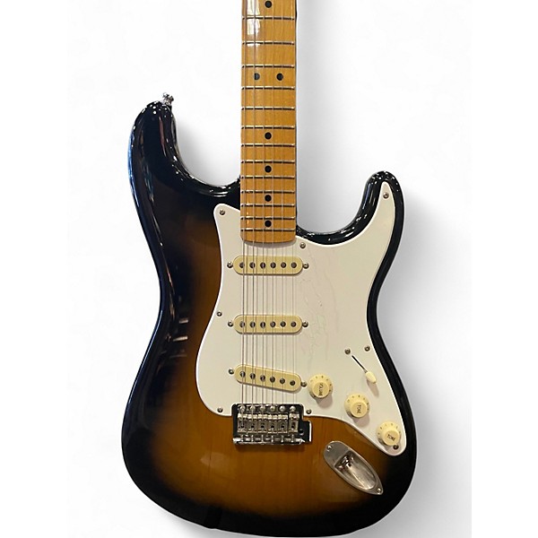 Used Squier Classic Vibe 1950S Stratocaster 2 Color Sunburst Solid Body Electric Guitar