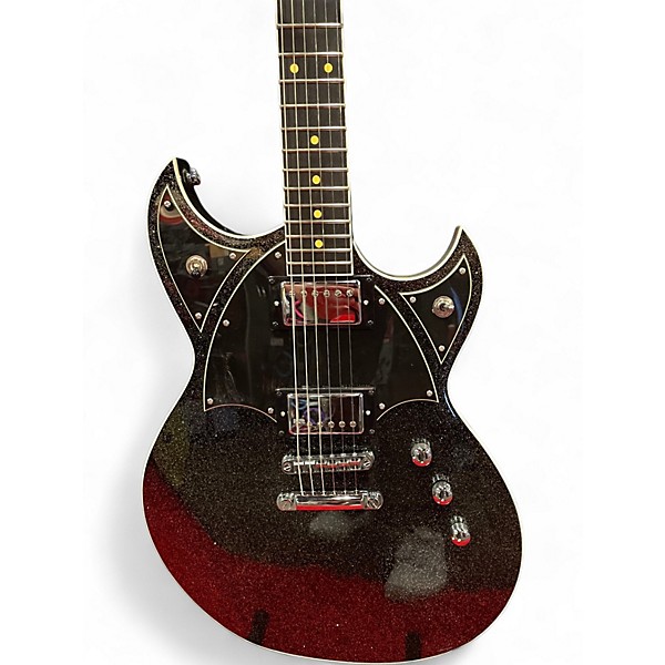 Used Reverend Reeves Gabrels Space Hawk black sparkle Solid Body Electric Guitar