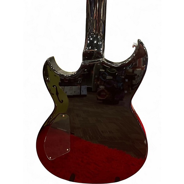 Used Reverend Reeves Gabrels Space Hawk black sparkle Solid Body Electric Guitar