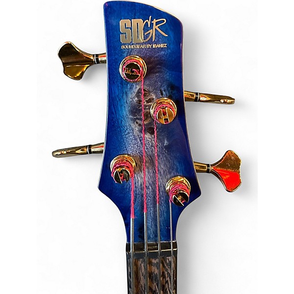 Used Ibanez SR-2600 Cerulean Blue Electric Bass Guitar
