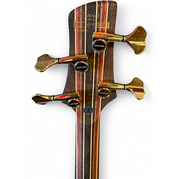 Used Ibanez SR-2600 Cerulean Blue Electric Bass Guitar