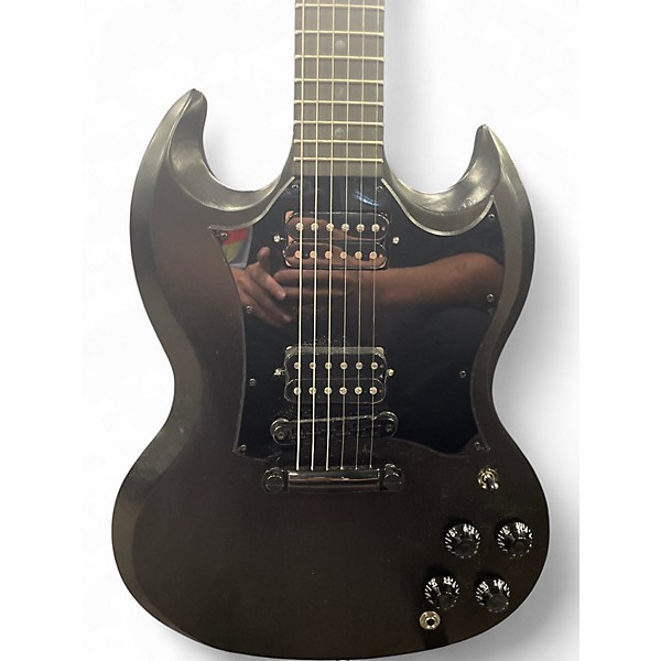 Used Gibson SG Tribute Raven satin ebony Solid Body Electric Guitar