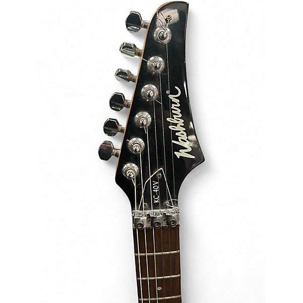 Used Washburn KC-40V Trans Green Solid Body Electric Guitar