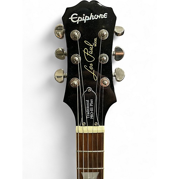 Used Epiphone Les Paul Traditional PRO III Plus Ocean Turquoise Solid Body Electric Guitar