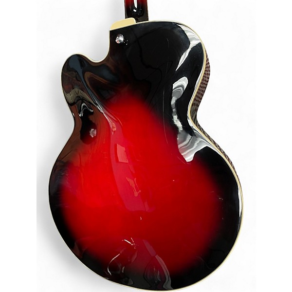 Used Ibanez AF75 Crimson Red Burst Hollow Body Electric Guitar