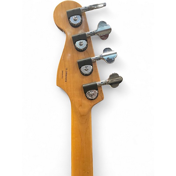 Used 1998 Fender Precision Bass Deluxe 3 Tone Sunburst Electric Bass Guitar