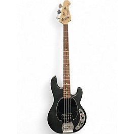 Used Sterling by Music Man Sting Ray Black Electric Bass Guitar