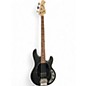 Used Sterling by Music Man Sting Ray Black Electric Bass Guitar thumbnail