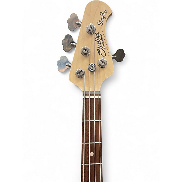 Used Sterling by Music Man Sting Ray Black Electric Bass Guitar