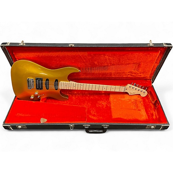 Used Fender Custom Shop Showmaster Gold Solid Body Electric Guitar