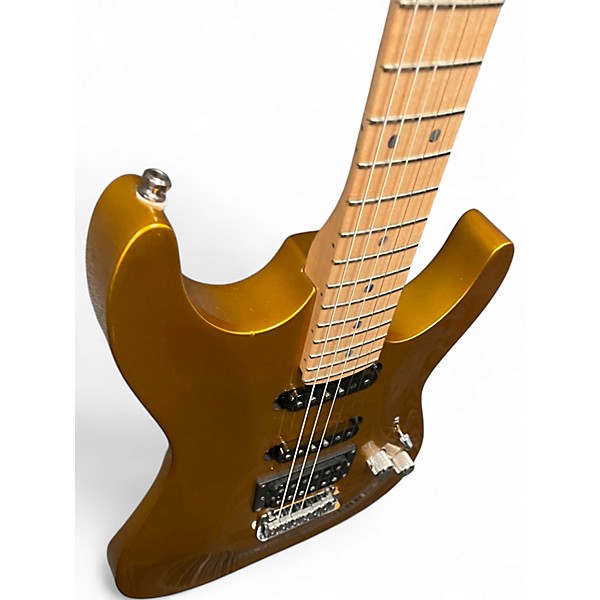 Used Fender Custom Shop Showmaster Gold Solid Body Electric Guitar