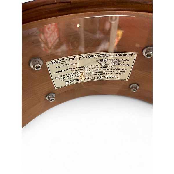 Used Stainbridge 5.5X13 LIMITED EDITION ANCIENT KAIRI SERIES SNARE Natural Drum