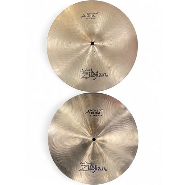 Used Zildjian 14in New Beat Hi Hat Pair Cymbal
