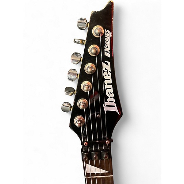Used Ibanez EX Series Black Solid Body Electric Guitar