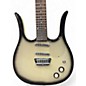 Used Danelectro Longhorn 31 fret Silver to black  Solid Body Electric Guitar