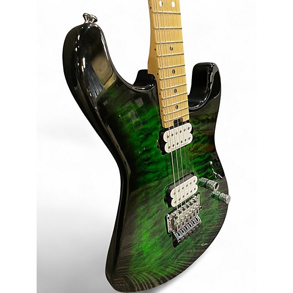 Used 2020 Charvel San Dimas SD1-2H Green Solid Body Electric Guitar