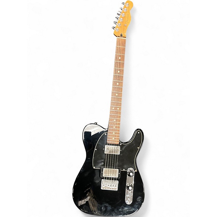 Used 2010 Fender Blacktop Telecaster HH Black Solid Body Electric