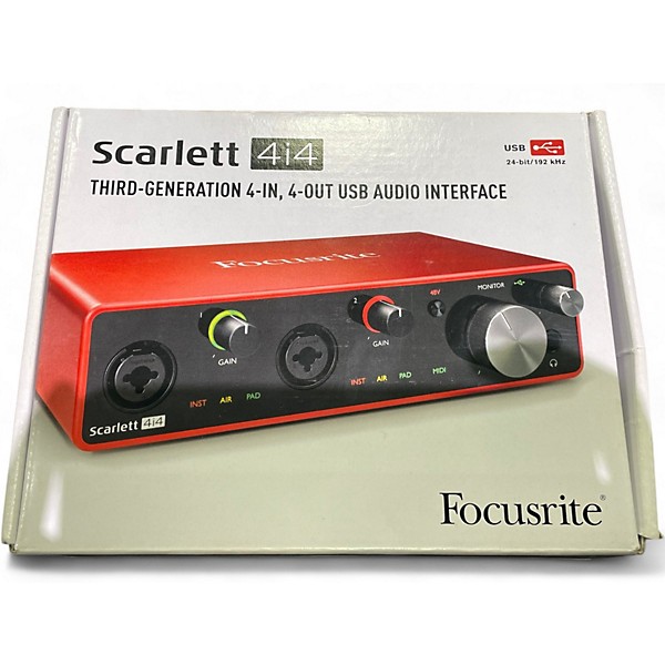 Used Focusrite Scarlett 4i4 Gen 3 Audio Interface