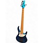 Used MTD Kingston Artist 5 Blue Electric Bass Guitar thumbnail