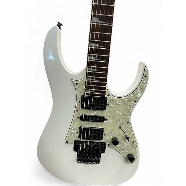 Used Ibanez RG350DX RG Series White Solid Body Electric Guitar