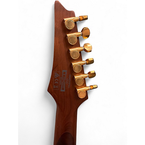 Used Ibanez RG421HPAH Blue Wave Black Solid Body Electric Guitar