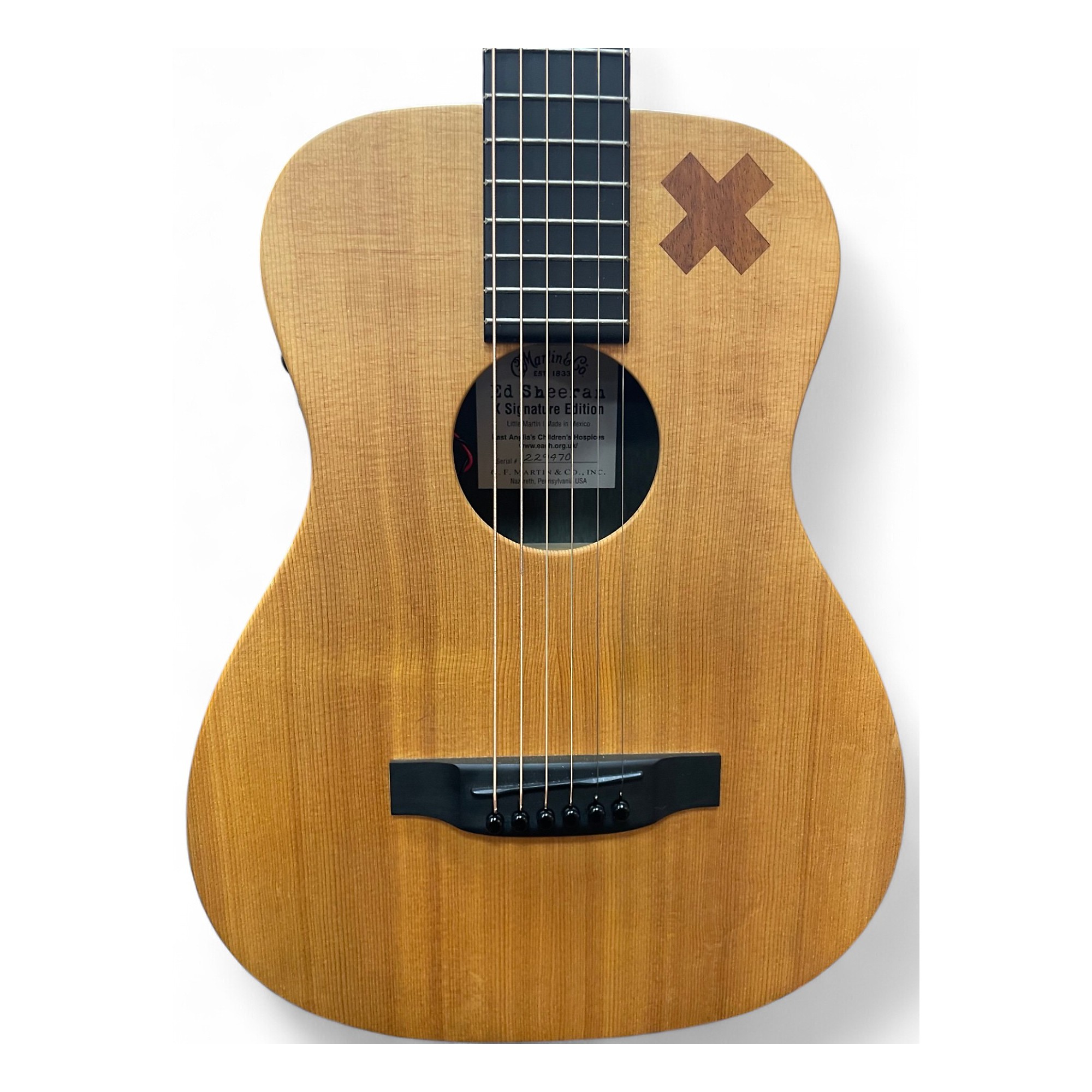 Used Martin Ed Sheeran X Signature Edition Natural Acoustic