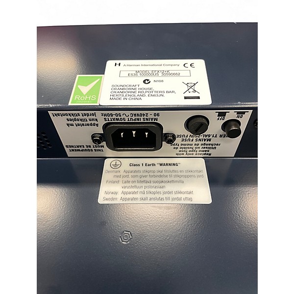 Used Soundcraft EFX12 Unpowered Mixer