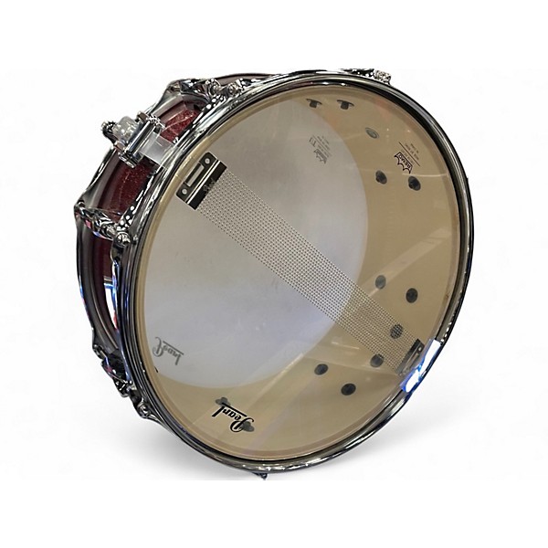 Used Pearl 13X5 Midtown Snare Red Sparkle Drum