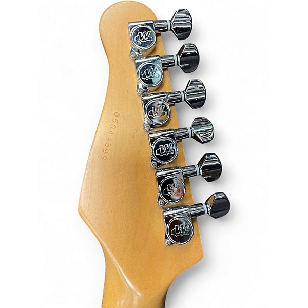 Used Godin SDXT Blue Leaf Top Solid Body Electric Guitar