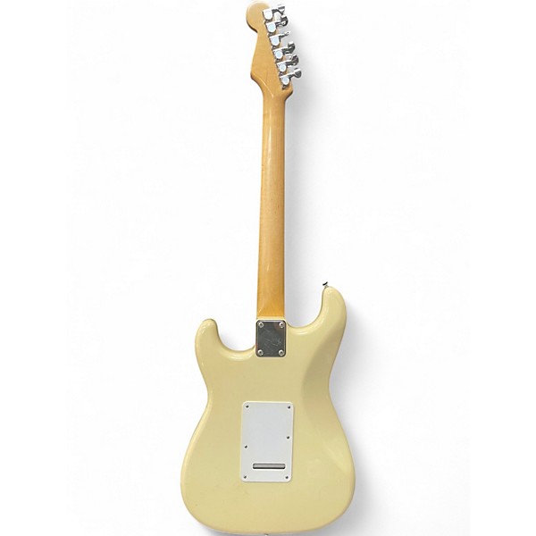 Used Squier MIJ Stratocaster Antique White Solid Body Electric Guitar