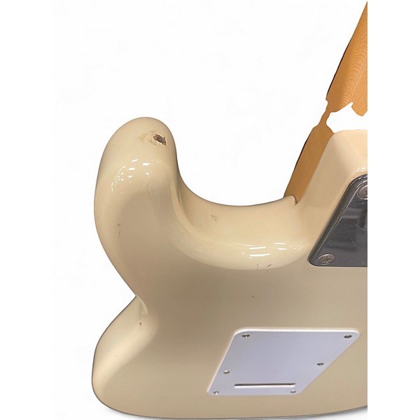 Used Squier MIJ Stratocaster Antique White Solid Body Electric Guitar