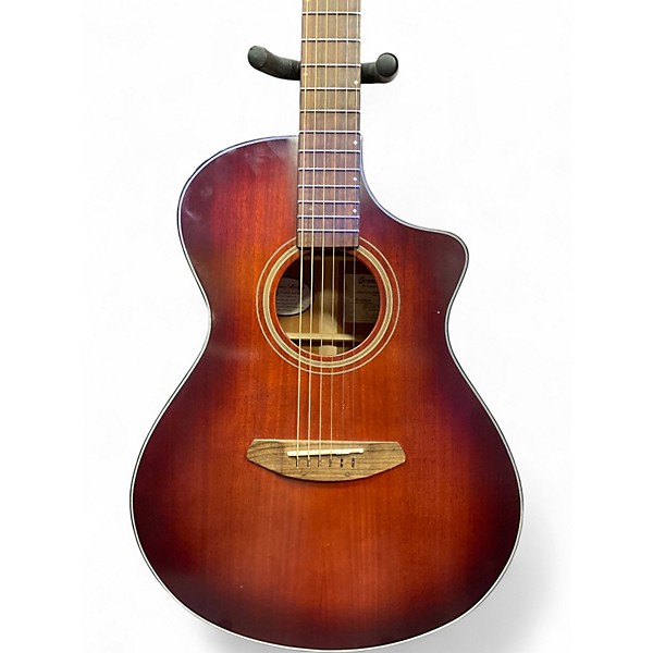 Used Breedlove Wildwood Concert Satin Whiskey Burst Acoustic Electric Guitar