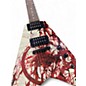 Used Dean  Michael Amott Flying V print Solid Body Electric Guitar