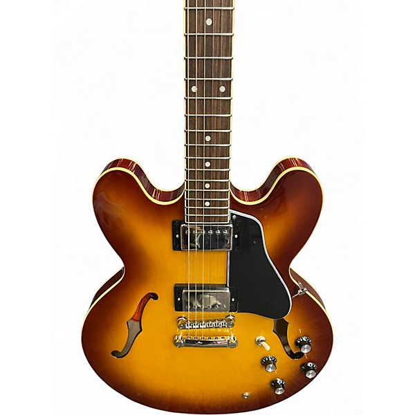 Used Epiphone es-335 inspired by gibson sunburst Hollow Body Electric Guitar