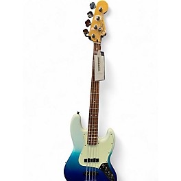 Used Fender Player Plus Jass Bass Bel Air Blue Electric Bass Guitar