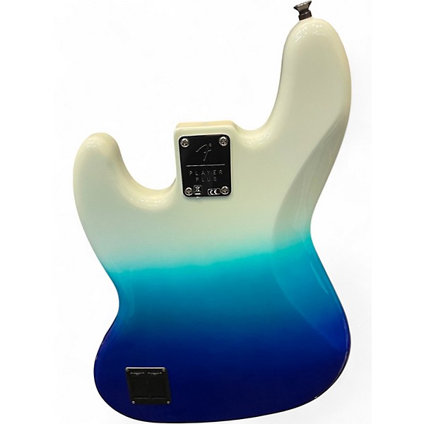 Used Fender Player Plus Jass Bass Bel Air Blue Electric Bass Guitar