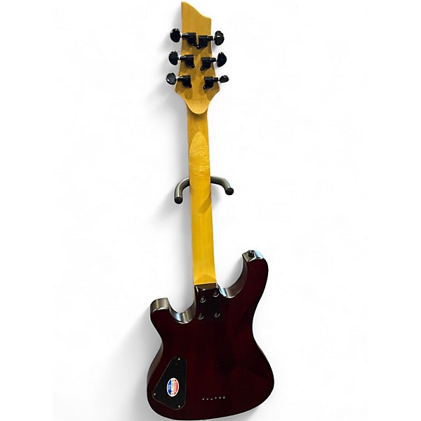 Used Schecter Guitar Research 006 Deluxe Red Solid Body Electric Guitar