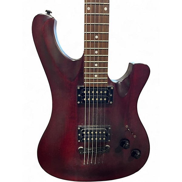 Used Schecter Guitar Research 006 Deluxe Red Solid Body Electric Guitar