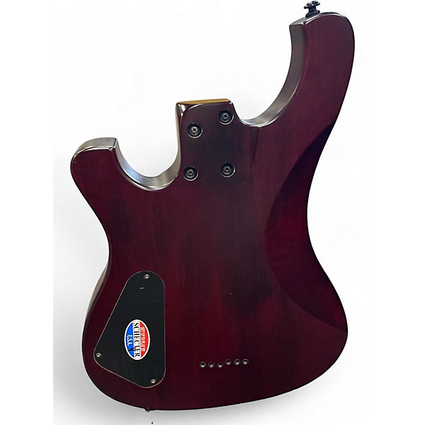 Used Schecter Guitar Research 006 Deluxe Red Solid Body Electric Guitar