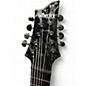 Used Schecter Guitar Research C8 Silver Mountain Multiscale Distressed black satin Solid Body Electric Guitar