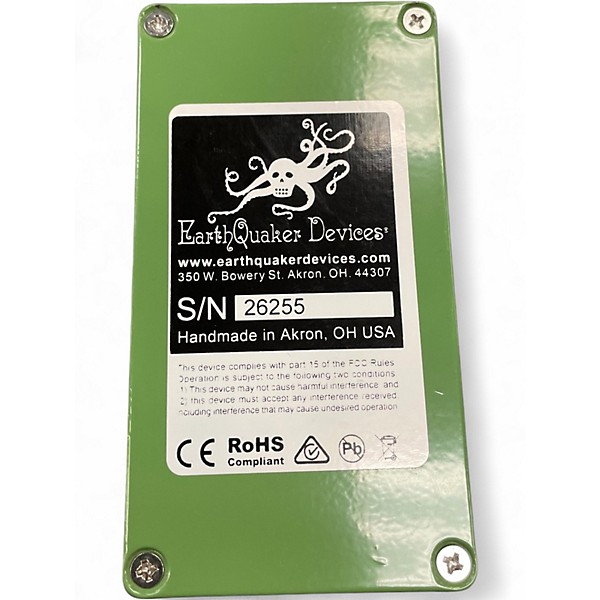 Used EarthQuaker Devices Plumes Small Signal Shredder Overdrive Effect Pedal