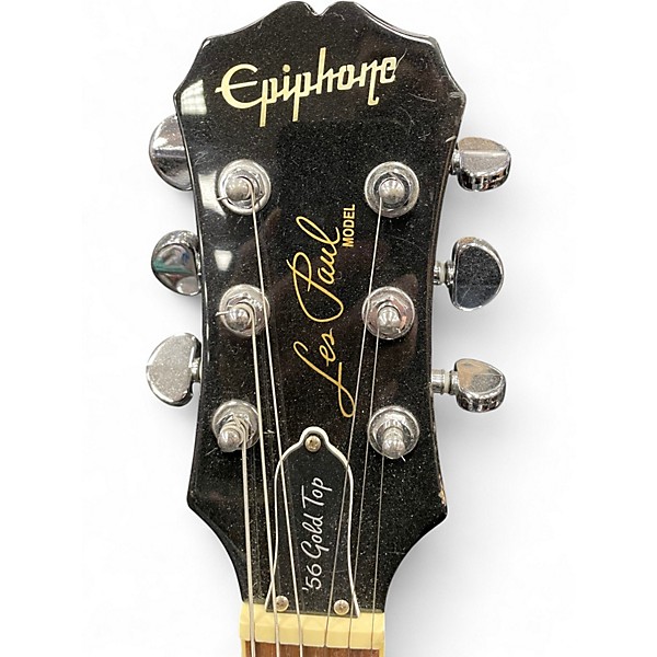 Used Epiphone '56 Gold Top Les Paul Gold Top Solid Body Electric Guitar