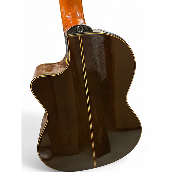 Used Takamine eg522c Natural Classical Acoustic Guitar