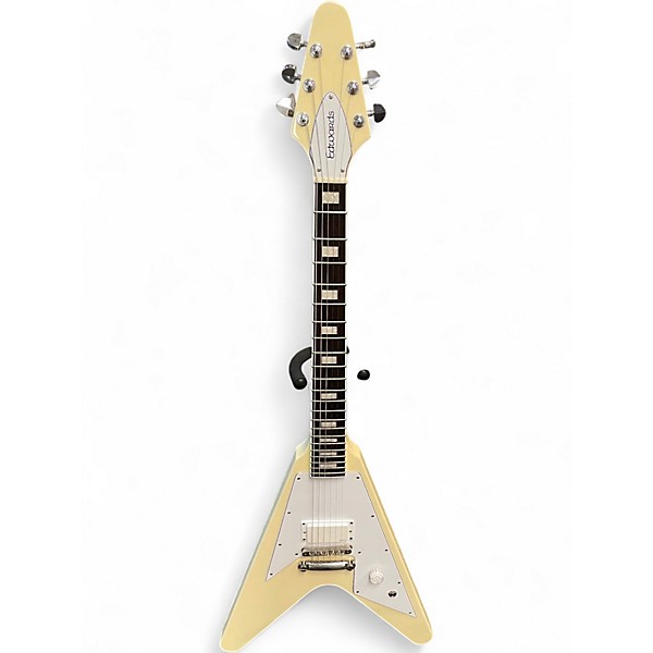 Used ESP Edwards E FV Vintage White Solid Body Electric Guitar