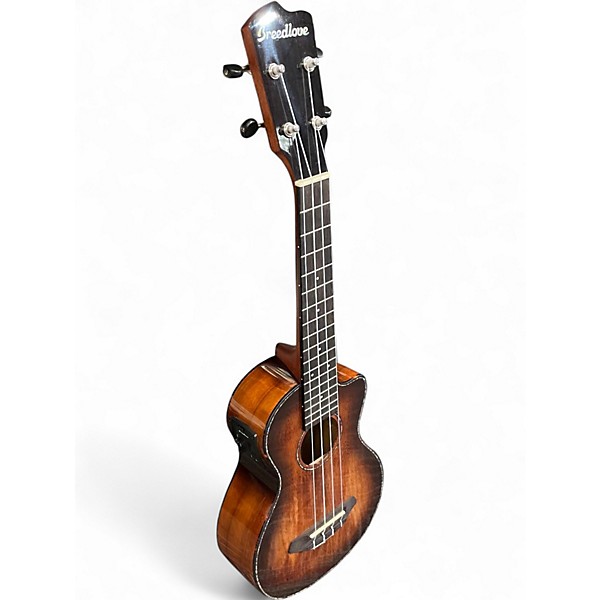 Used Breedlove PURSUIT EX CU CE BO Mytlewood Natural Ukulele