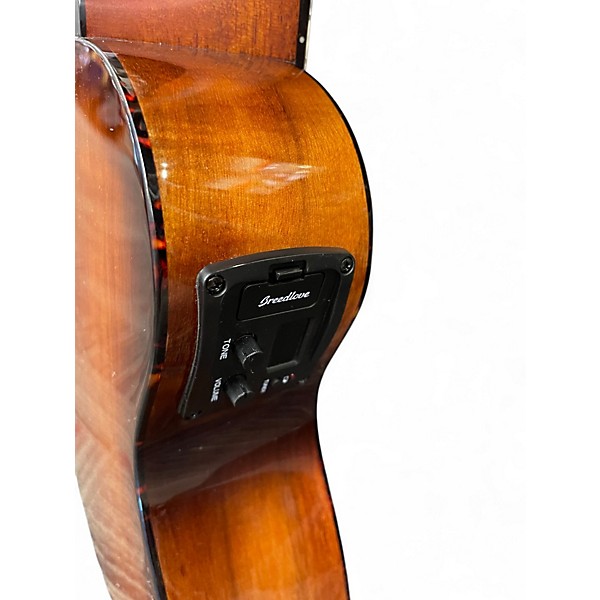 Used Breedlove PURSUIT EX CU CE BO Mytlewood Natural Ukulele