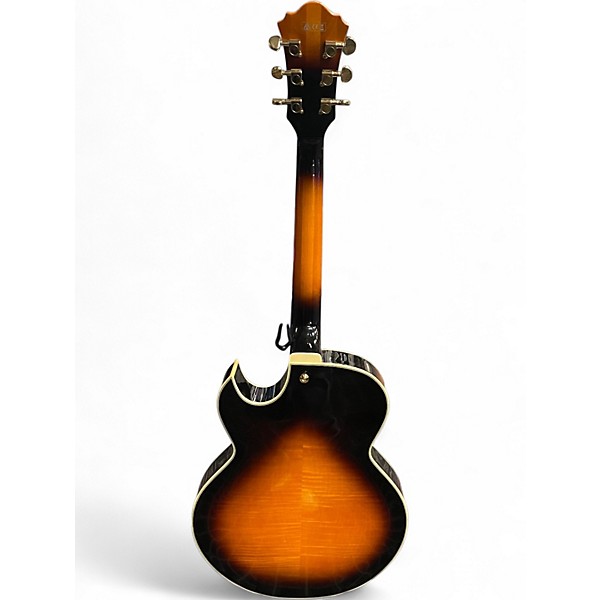 Used Ibanez LGB30 GEORGE BENSON 3 Tone Sunburst Hollow Body Electric Guitar