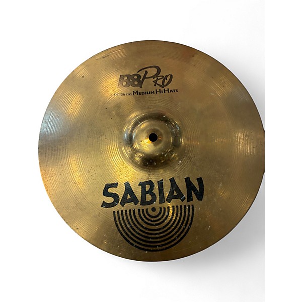 Used SABIAN 14in B8 Pro Hi Hat Pair Cymbal