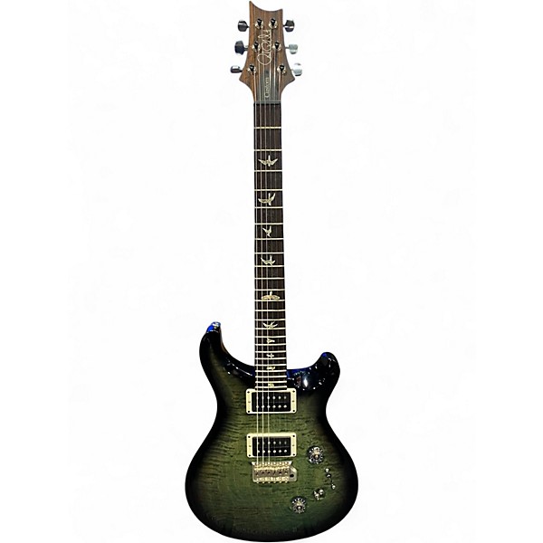 Used PRS Custom 24-08 green burst Solid Body Electric Guitar